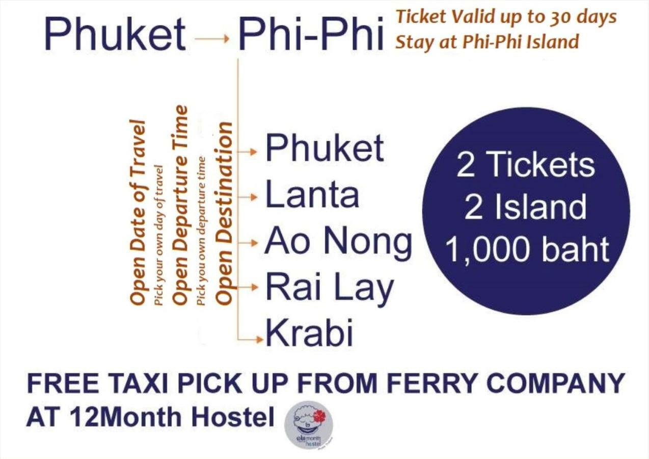 12Month Hostel Phuket Екстериор снимка